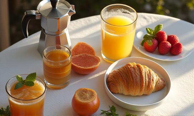 Petit déjeuner de luxe à Chroma Nuit